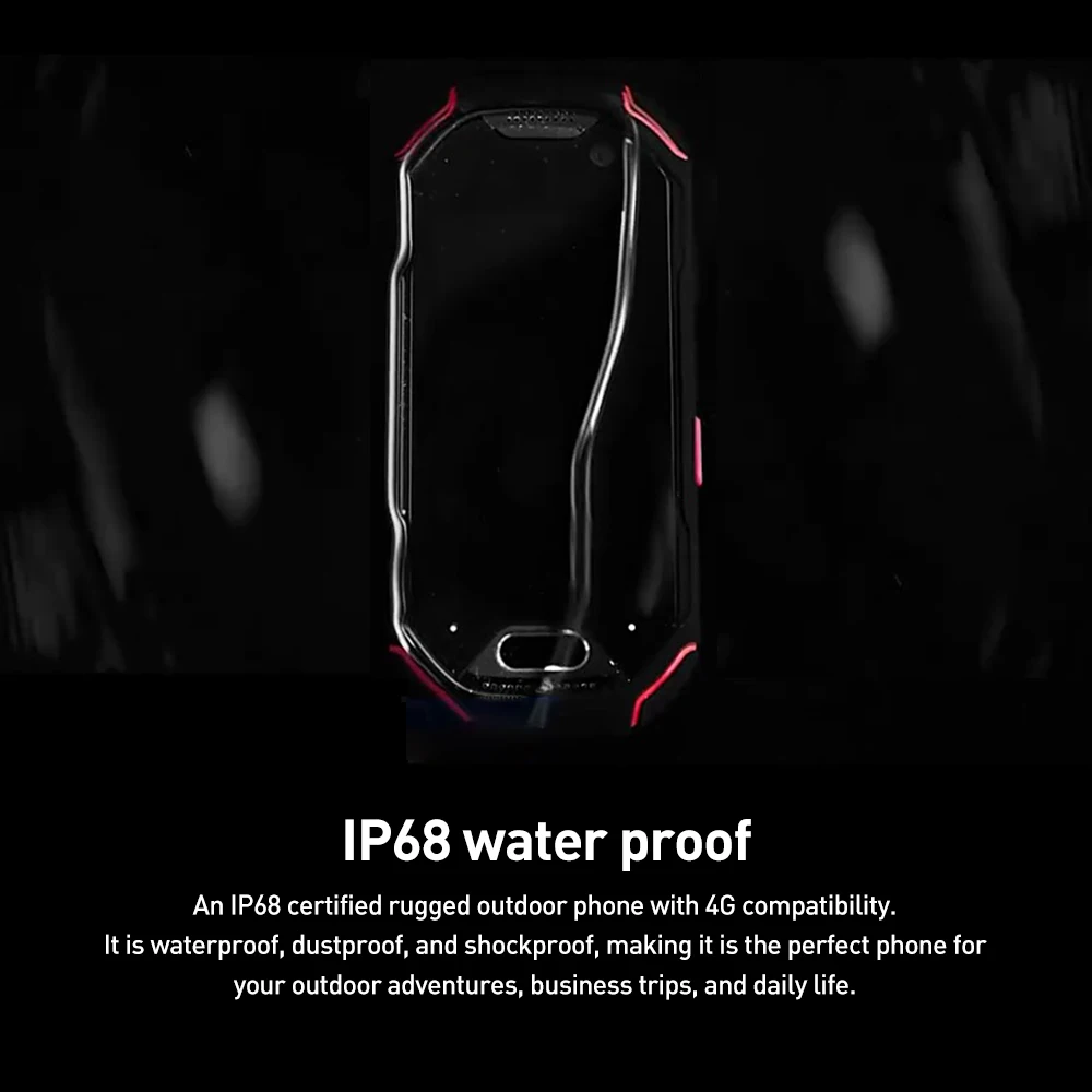 Unihertz Atom 4G Rugged Smartphone 4GB RAM 64GB ROM 2.45 inch Android 9 Octa Core Cellphones unlocked Mobile Phone 2000mAh NFC