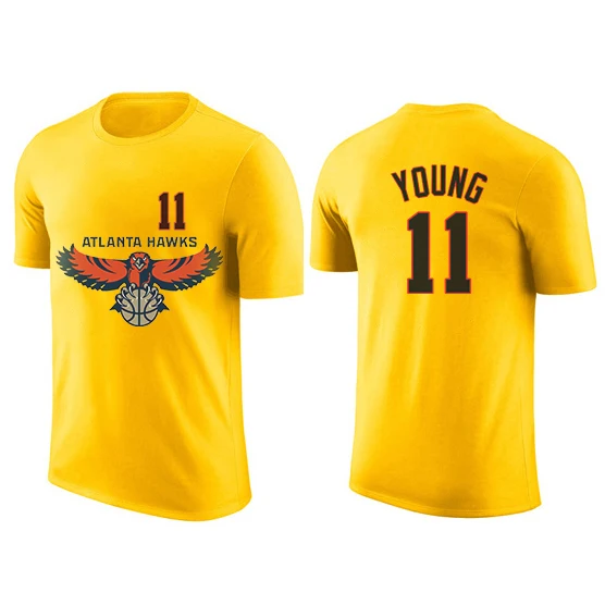 

Mens American Basketball Jerseys Clothes #11 Atlanta Hawks Trae Young T Shirts loose High Street Style Casual Sweatshirt 3xl