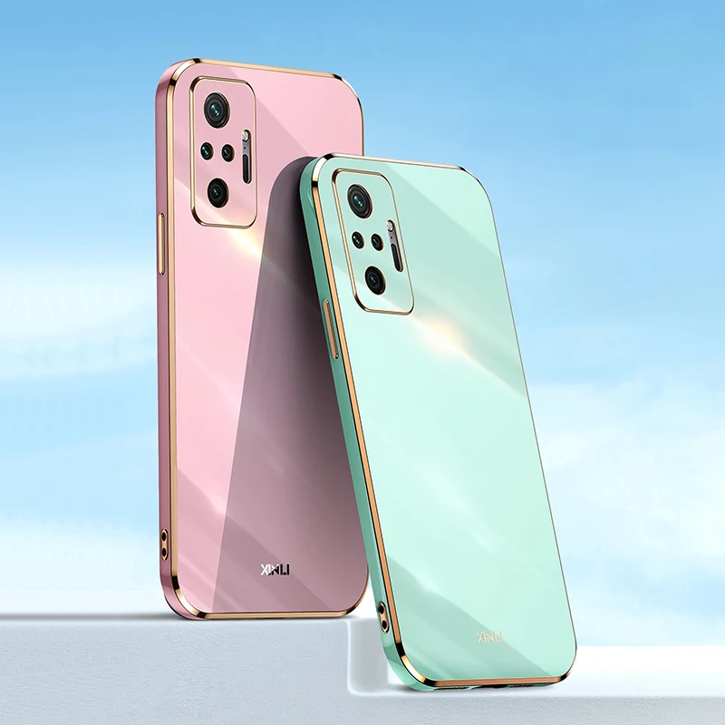 plating soft phone case for xiaomi redmi note 11 11s 10s 10 9 pro max 9s note10 10pro soft silicone shell lens protective covers free global shipping