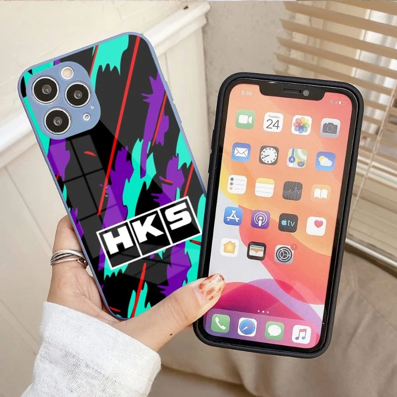 

Sports Car Phone Case For IPhone 14 13 12 11 Pro Max X XR XS 8 7 Plus Liquid Glass Color Phone Cover