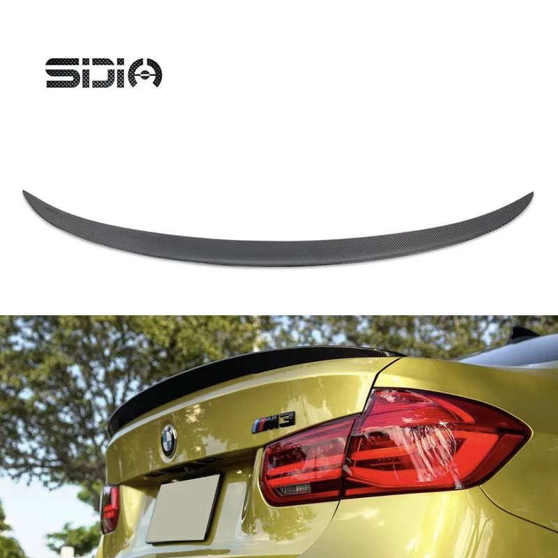 

For BMW M3 F80 high quality Carbon Fiber Rear Roof Spoiler Wing Trunk Lip Boot Cover Car Styling