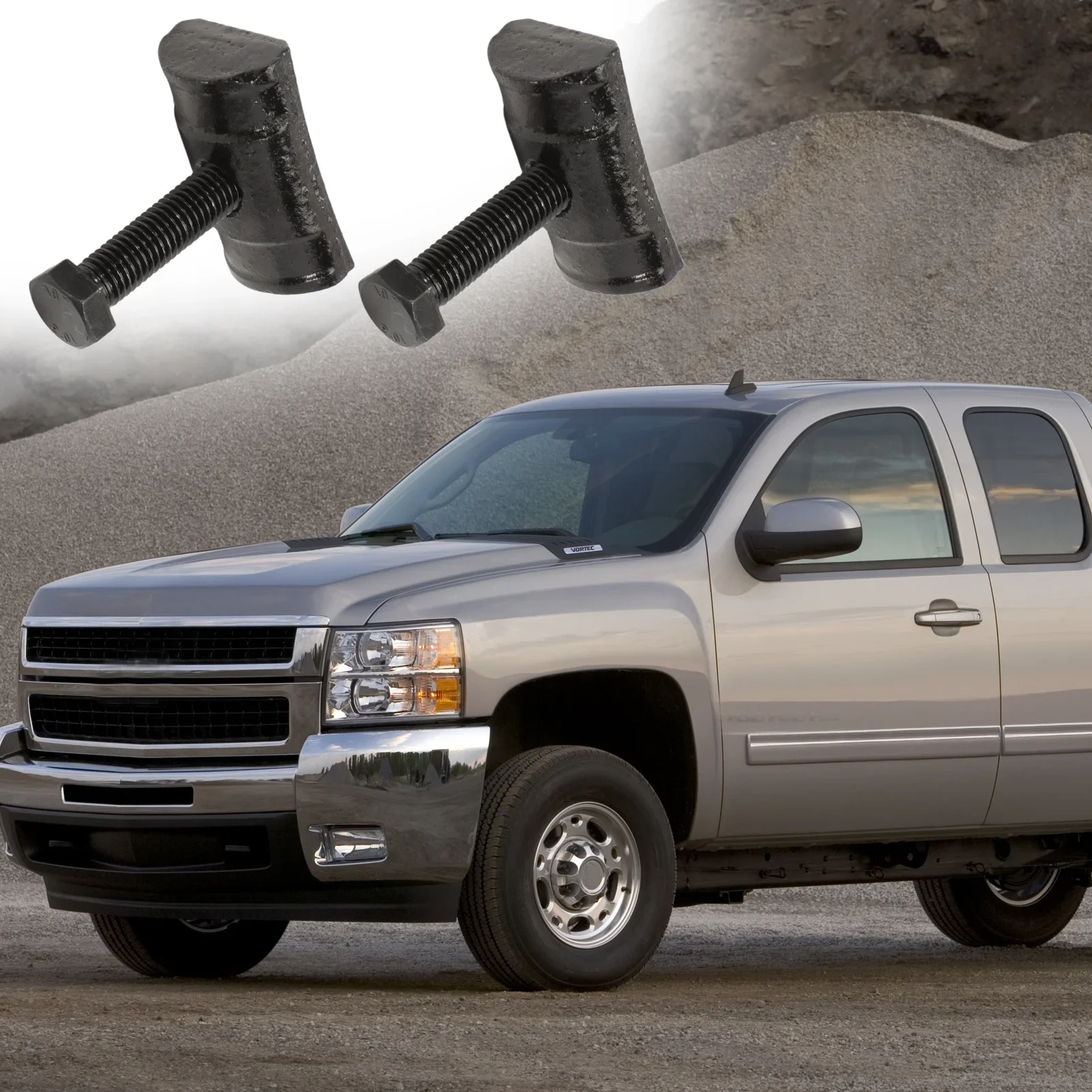 2 шт. торсионный стержень регулировочные гайки с болтами для Chevy Silverado Suburban Avalanche