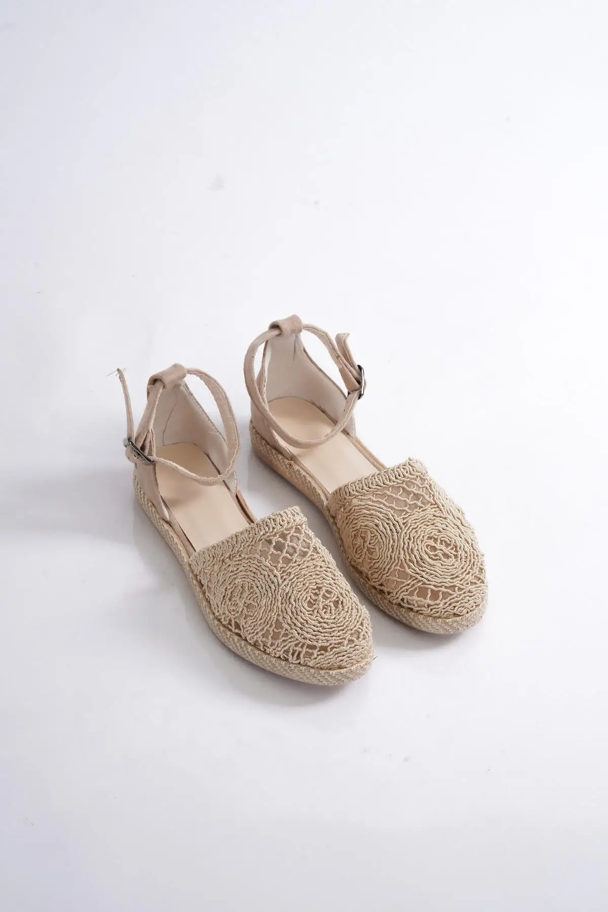 

Basskan YS01 женские этнические разноцветные внутренние сандалии, повседневные бежевые