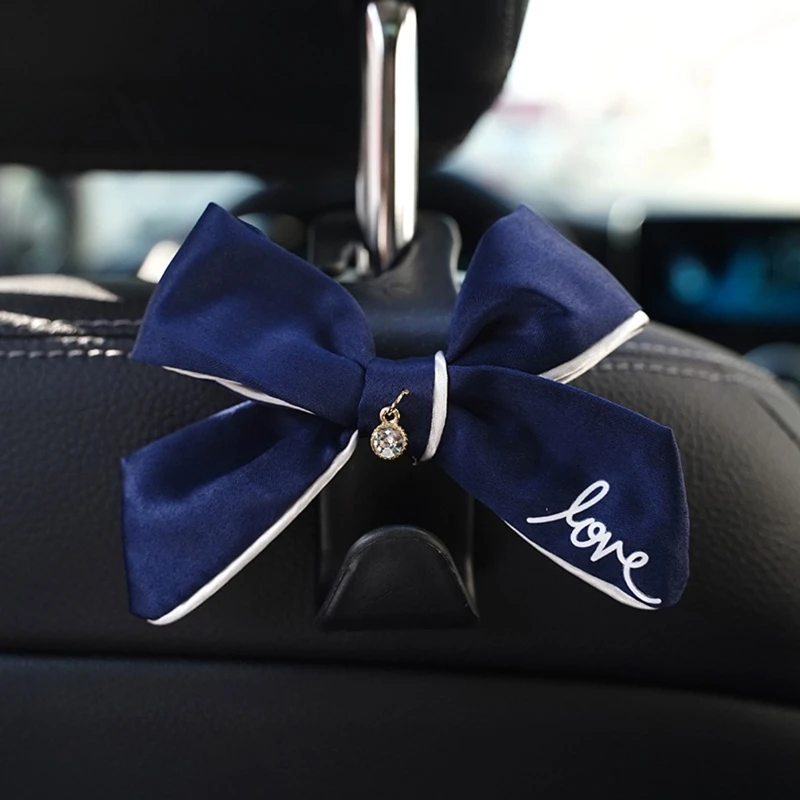 

Chic Car for SEAT Back Headrest Hooks Hanger Holder Bow S Type for Cloth Bag Pur