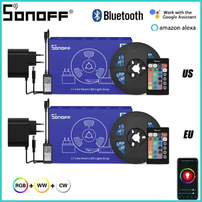 

Умная Светодиодная лента SONOFF L1 Lite с поддержкой Wi-Fi, 5 м