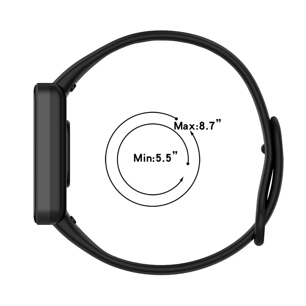 Ремешок силиконовый для Xiaomi Redmi Band Pro сменный спортивный браслет - купить по