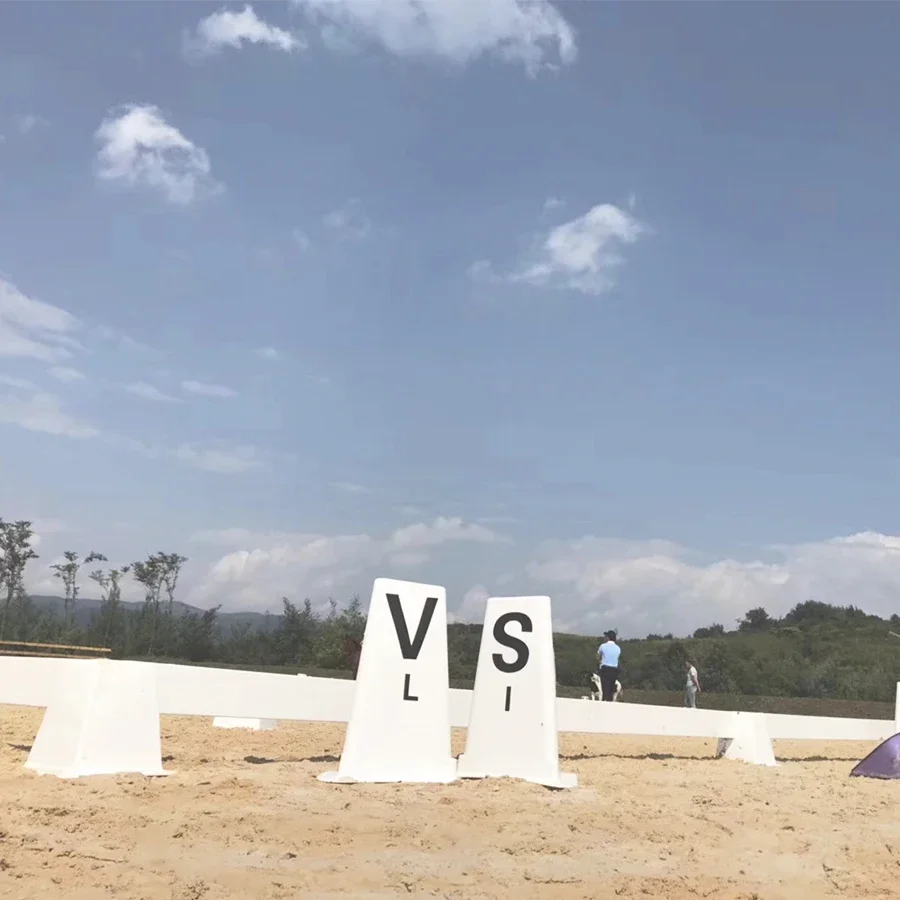 Для Fentech 20x60 м белый ПВХ ограждение для Выездки