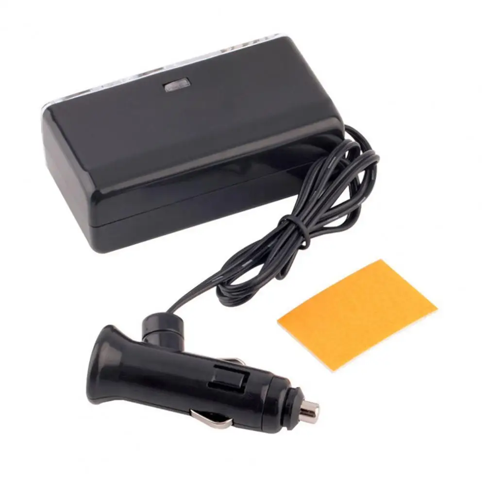 

2 USB Port Car Charger USB Charger Voltmeter With 2 Way Car Cigarette Lighter Socket Splitter 120W Power Adapter Charger