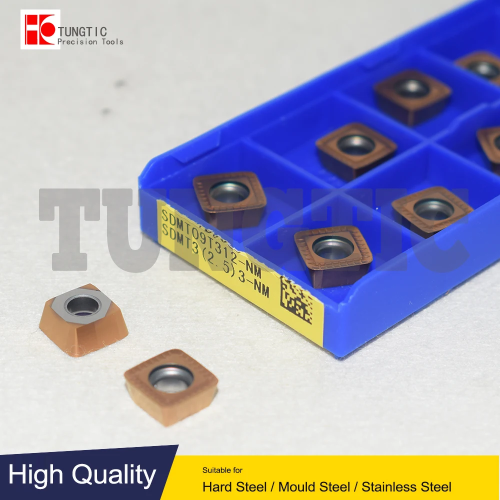 

Фрезерный станок с ЧПУ SDMT09T312-NM YB9320, токарный режущий инструмент, токарный станок, токарные инструменты для обработки металла SDMT 09T312 SDMT09T312