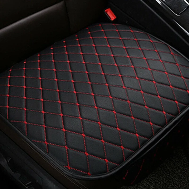 

Car Seat Cover PU Leather Universal Auto Front Rear Back Seat Cushion Protector Mat Four Season Car Interior Accessory Anti-slip
