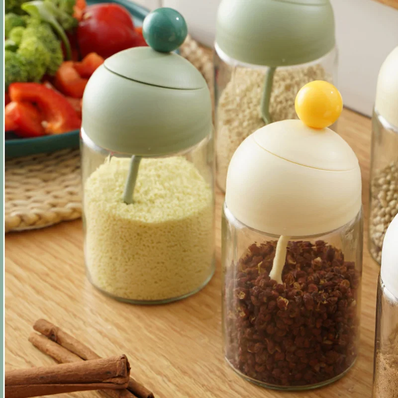 Стеклянная банка для соли и перца 250 мл с крышкой |