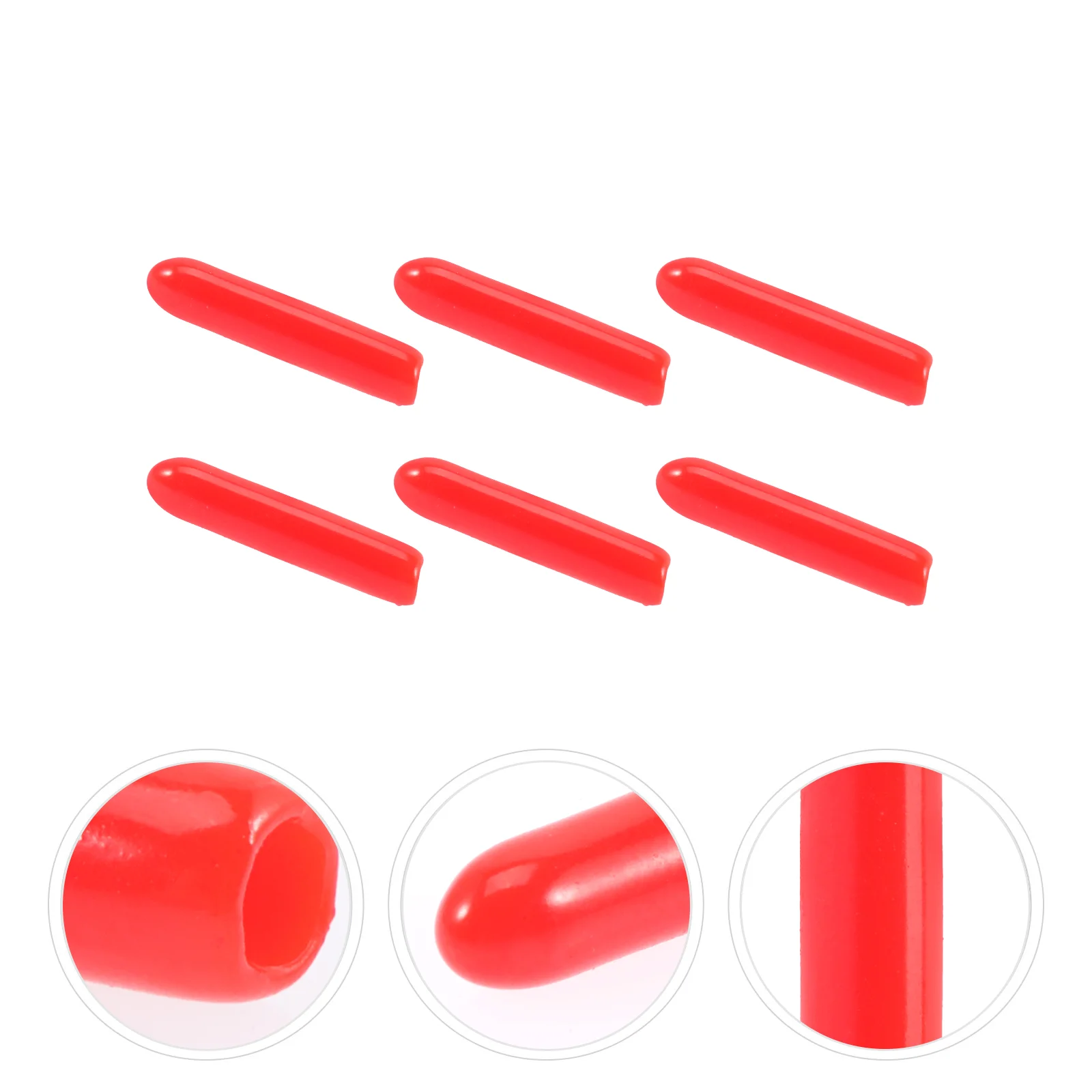

Caps Screw Cover Furniture Screws Headband Bolt Hair Tube Hoops Rubber Decor Cap Covers Replacement Red Parts Hole Accessories