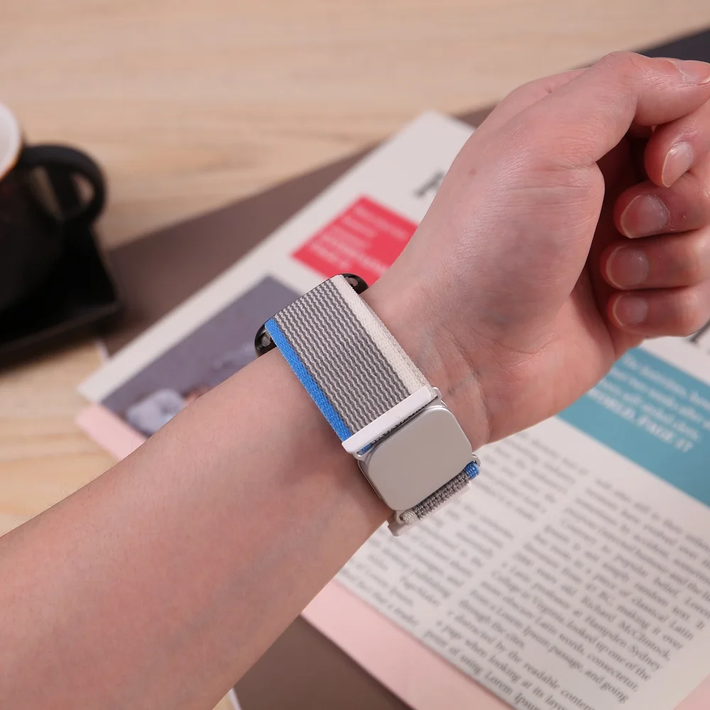 Nylon Strap + Wireless Charging for Apple Watch Band Series 8 7 6 5 3 Se Watch Bracelet for IWatch Ultra 49mm 44mm 45mm 41 Strap