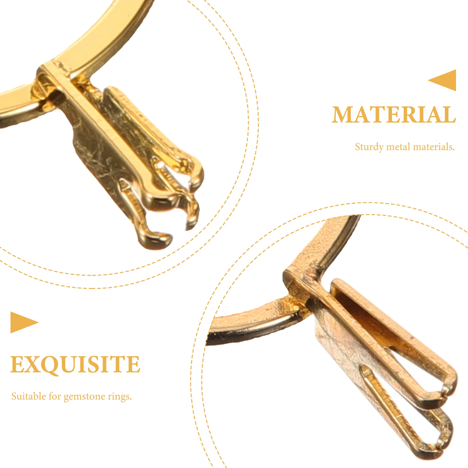 Кольцо из 2 шт. зажим для инструмента сделай сам основание пинцета короткий