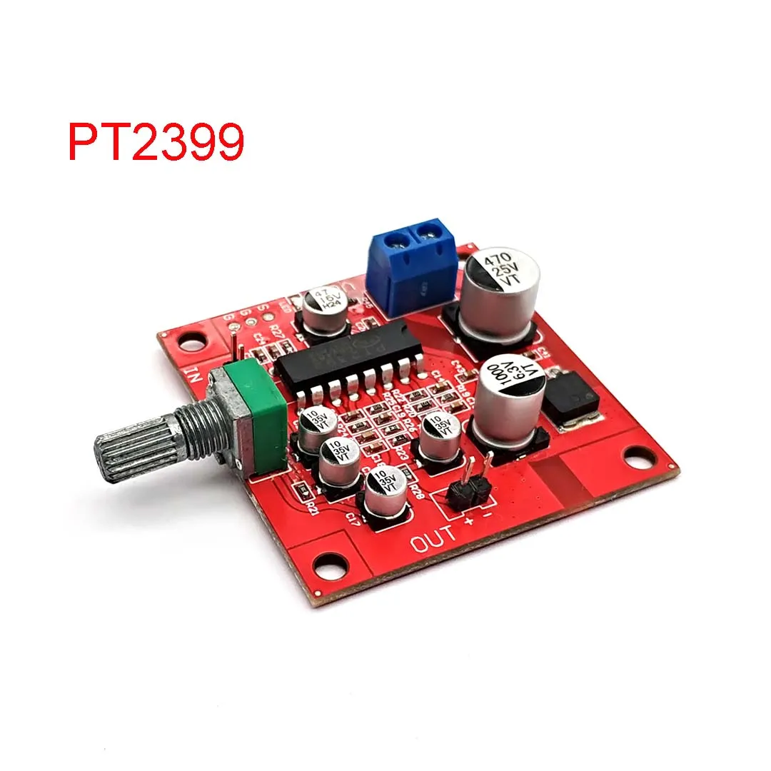 

PT2399 Microphone Reverb Plate Reverberation Board No Preamplifier DC 6-15V No Preamplifier Removable R27 Resistor Module DIYKIt