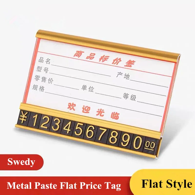 

5 Sets Combined Dollar Euro Number Digit Letters Price Cubes Tags Stick Clothes Phone Laptop Jewelry Price Label Sign Holder