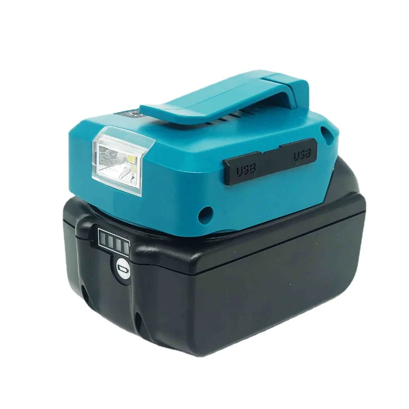 Для Makita ADP05 14,4 В/18 в аккумулятор Lion с двумя USB-разъемами и фотовспышкой