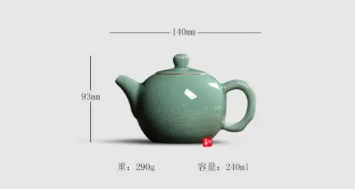 [GRANDNESS] чайник Xishi Китайский longquan celadon кунг-фу с фильтром 240 мл китайский Longquan