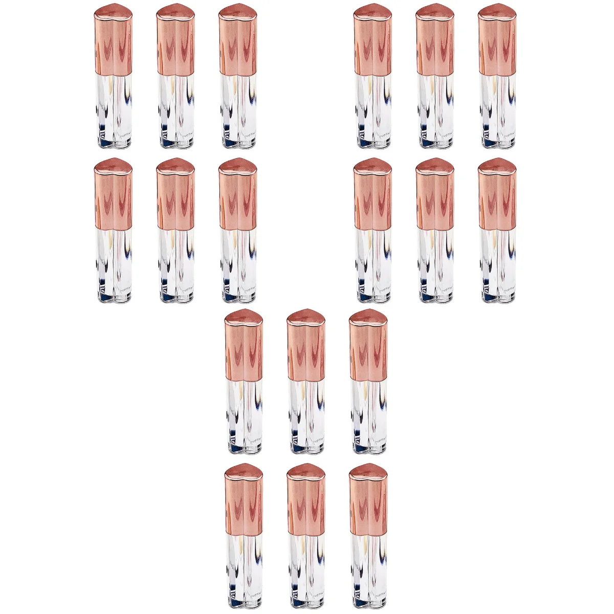 

18 Pcs DIY Lip Gloss Bottle Lip Glazes Tube Chic Lipstick Bottle Rose Gold