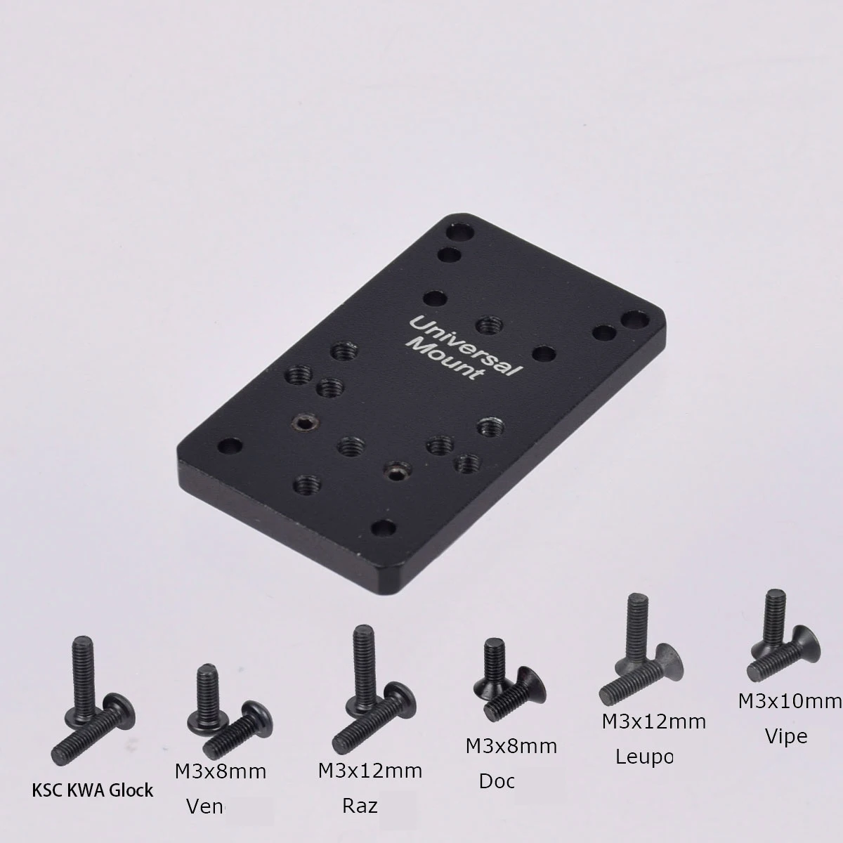 

Universal Glock Rear Sight Mount Plate Base Fit Red Dot Sight Pistol Accessories For Ve-nom Vi-per RMR Docter Ra-zor