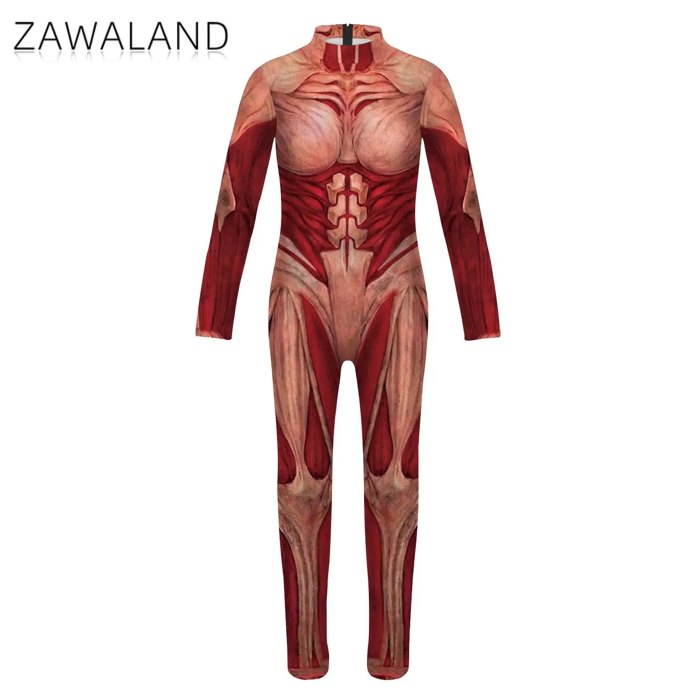 Костюм для косплея ZAWALAND с цифровым 3D-принтом костюм родителей и детей длинным