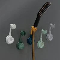 shower holder universal shower head holder punch free bathroom bracket adjustable 360%c2%b0 rotation abs fixed base barket