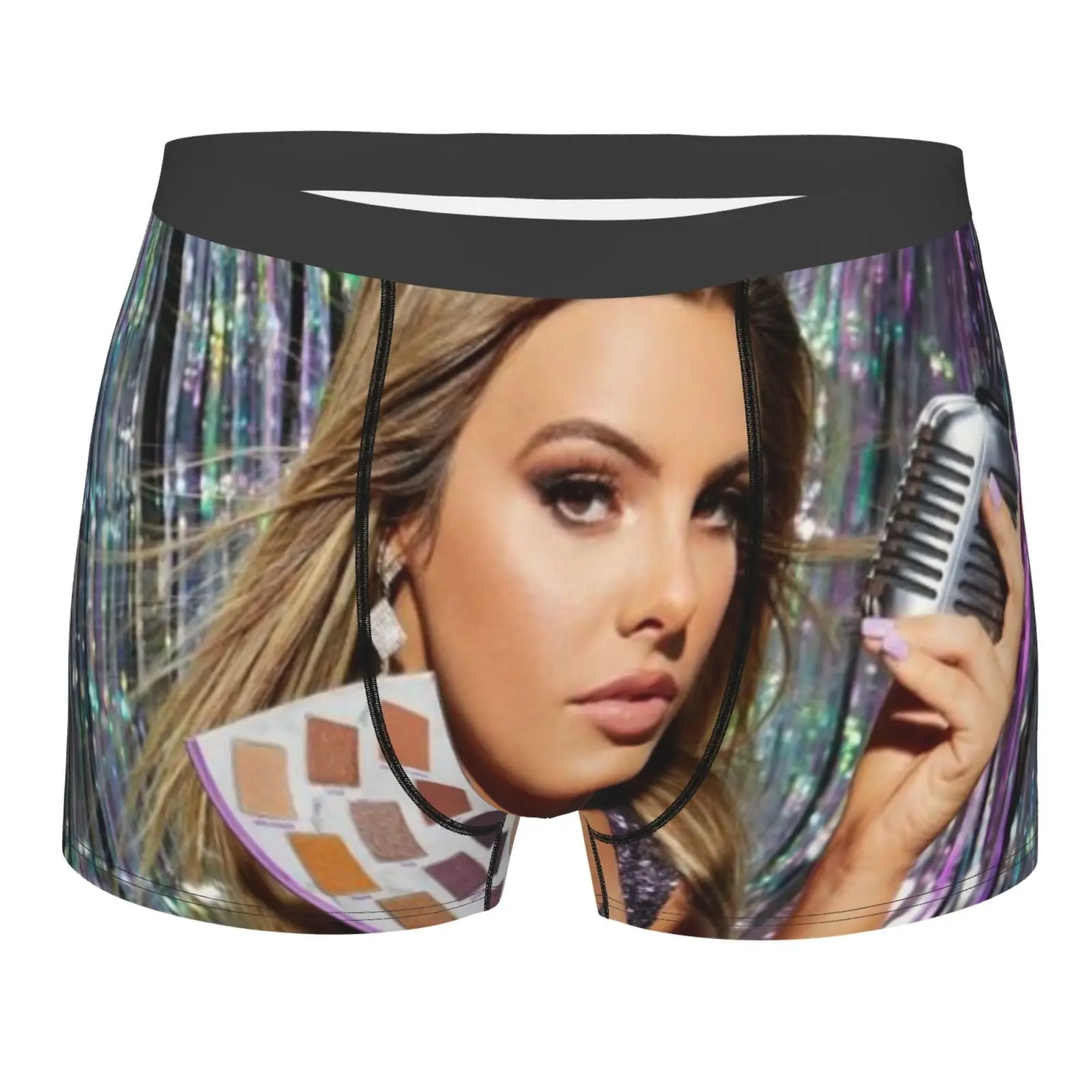 

Трусы-боксеры Lele Pons мужские, пикантное нижнее белье, комплект из прозрачных трусов с длинными штанинами, нижнее белье для мужчин и женщин, 2151