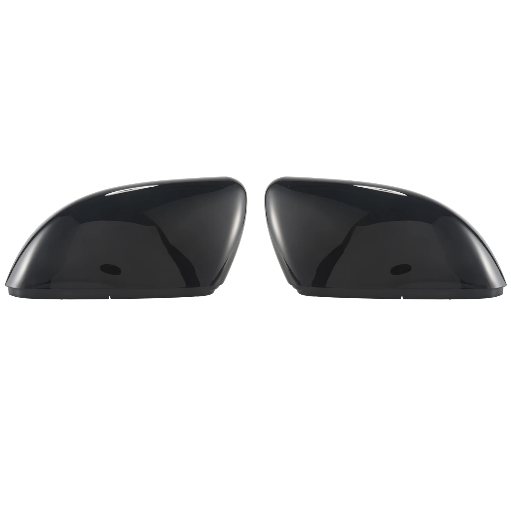 

Left+Right Gloss Black Wing Door Rear View Mirror Cover For Touran Golf Mk6