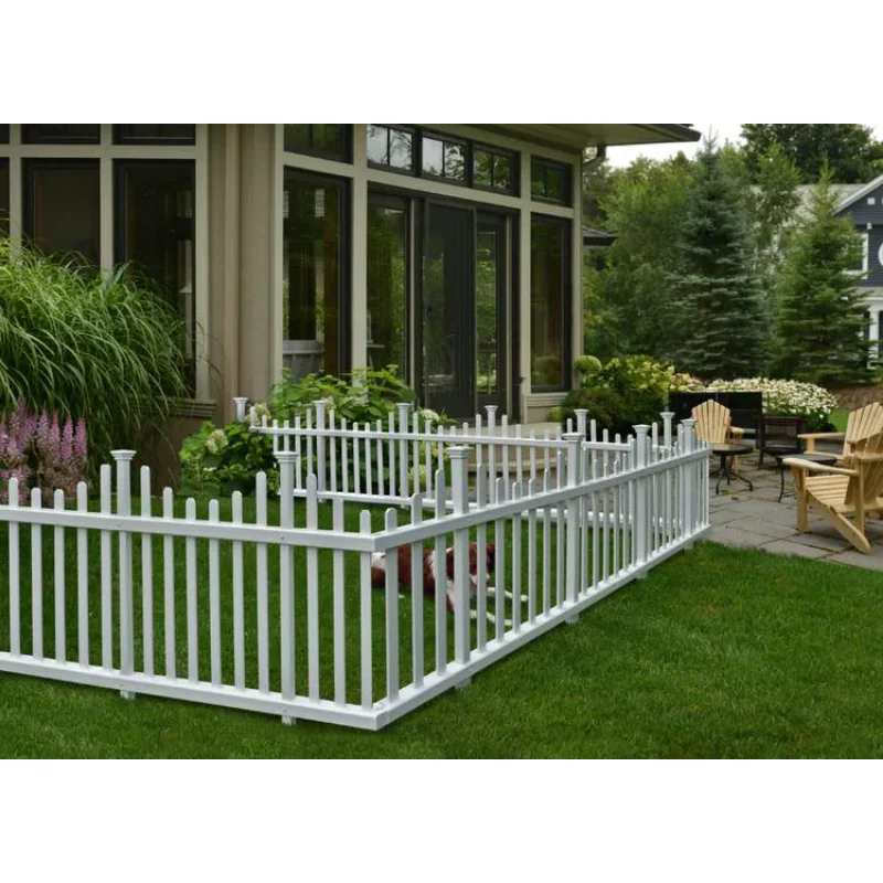 ,Zippity Outdoor Products Madison No-Dig Vinyl Fence Kit (30in X 56in) (2 Pack)