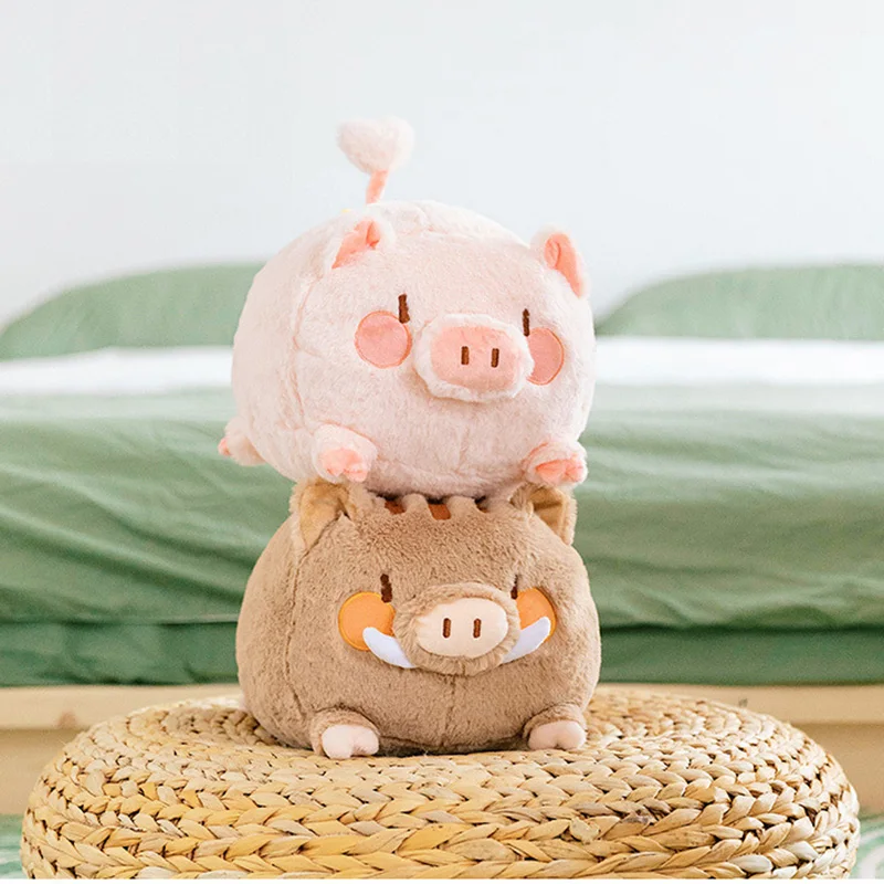 

Plush Toy Pig Wild Boar Pillow Stuffed Doll Cartoon Animal Piggy Pendant Bedtime Cushion Girl Friend Birthday Christmas Gift 1pc