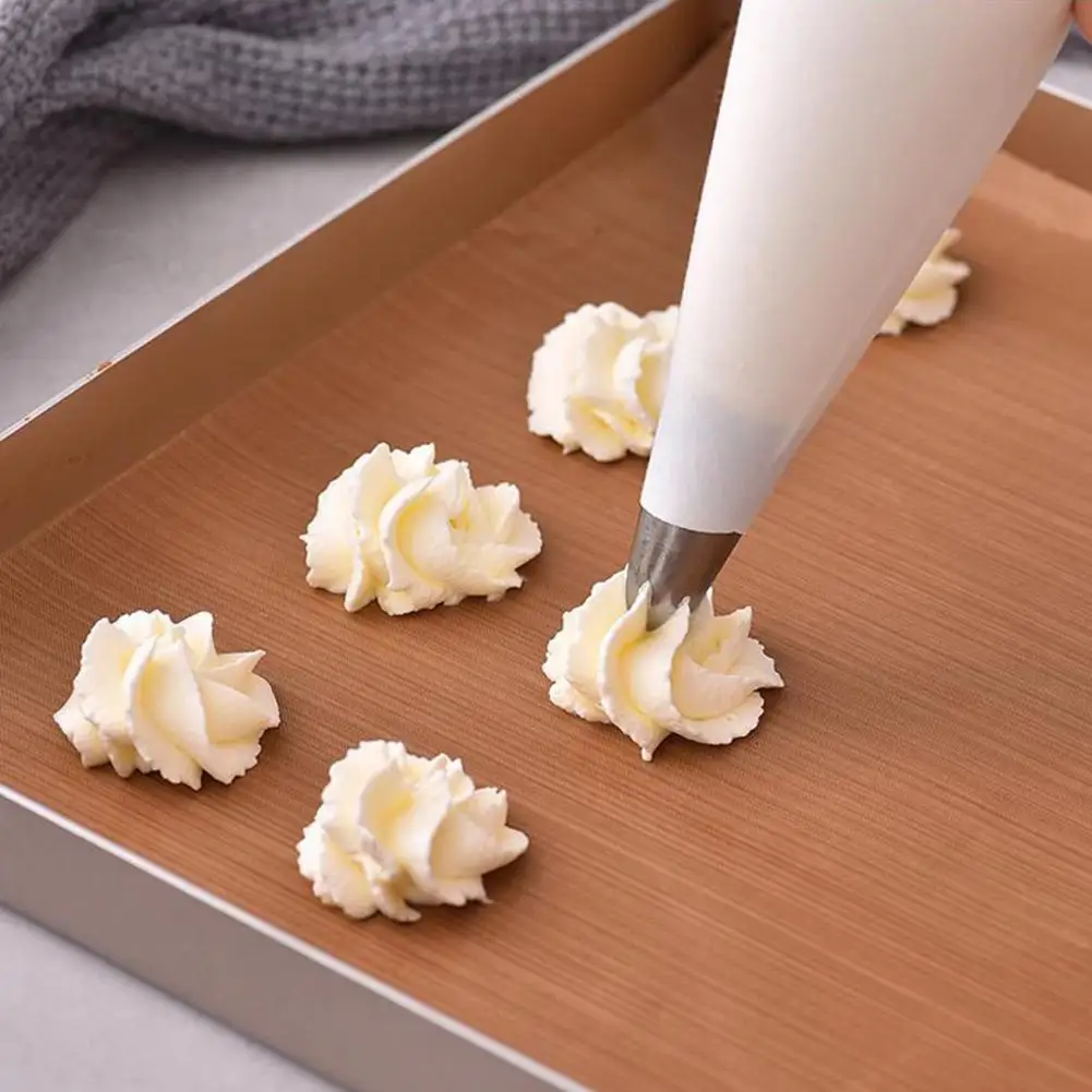 Кондитерский мешок для украшения торта хлопчатобумажный холщовый многоразовый