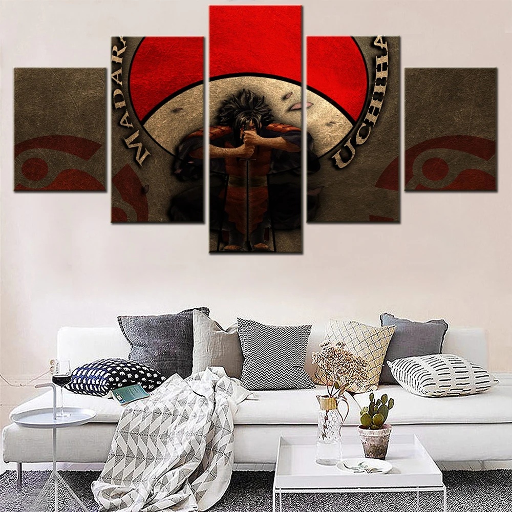 

Abstract Canvas Painting Print Modern Wall Art Picture For Living Room Bedroom Home Decor 5 Pieces Anime Ninja Warrior Posters