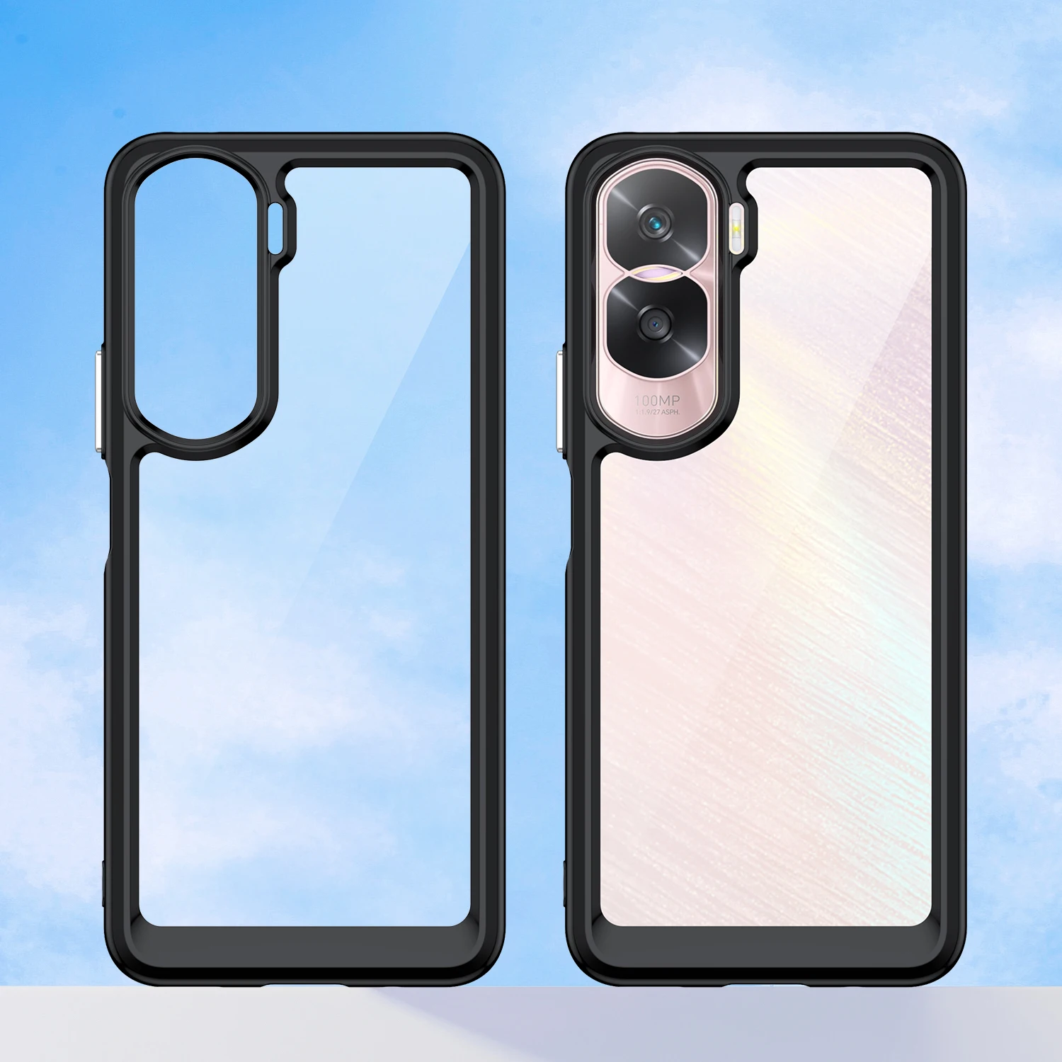 Clear Case For Honor 90 Lite Cover Honor 90 Lite Cover Coque Fundas Hard Translucent Shockproof Phone Bumper Honor 90 Lite