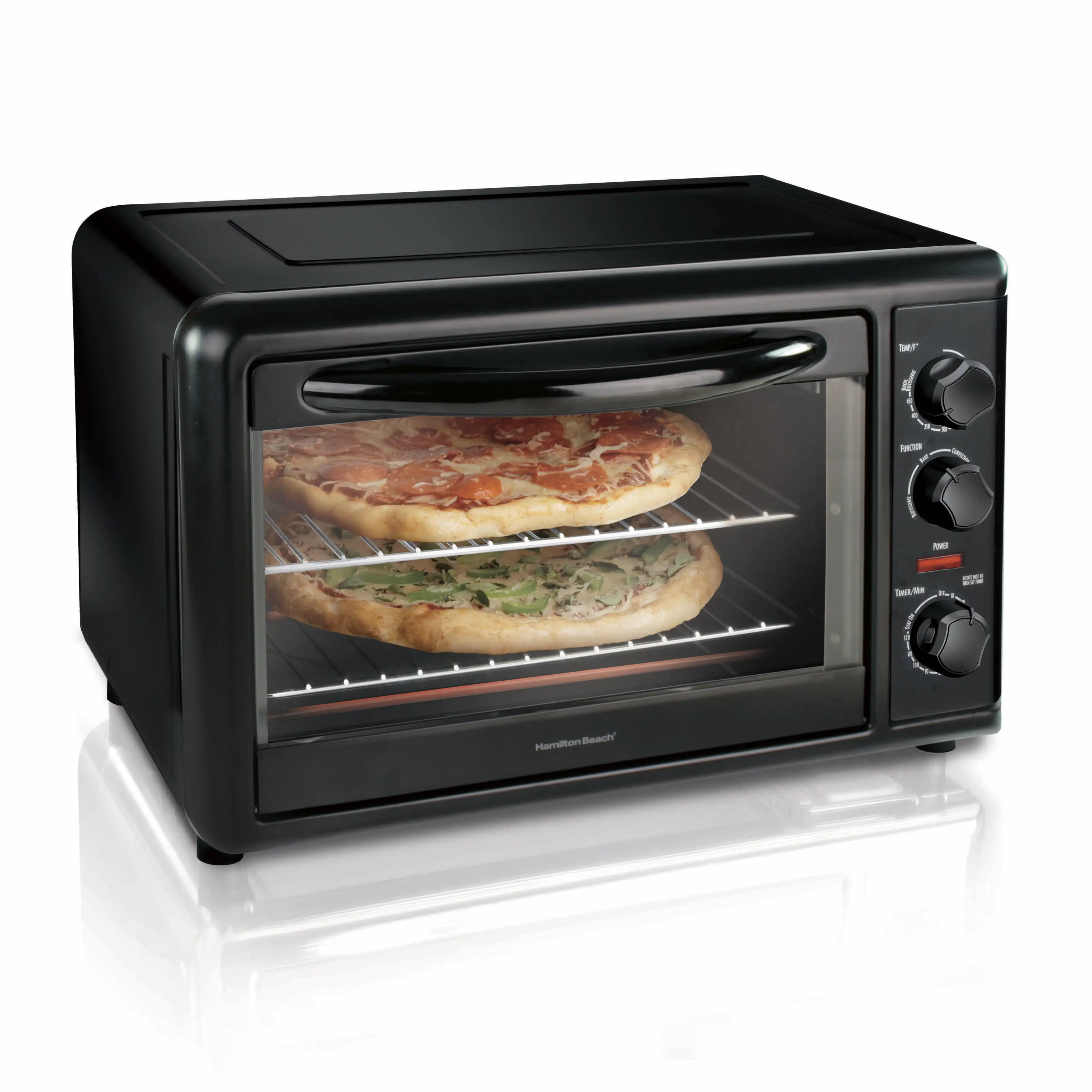 

Black Countertop Oven with Convection & Rotisserie, Model 31101D