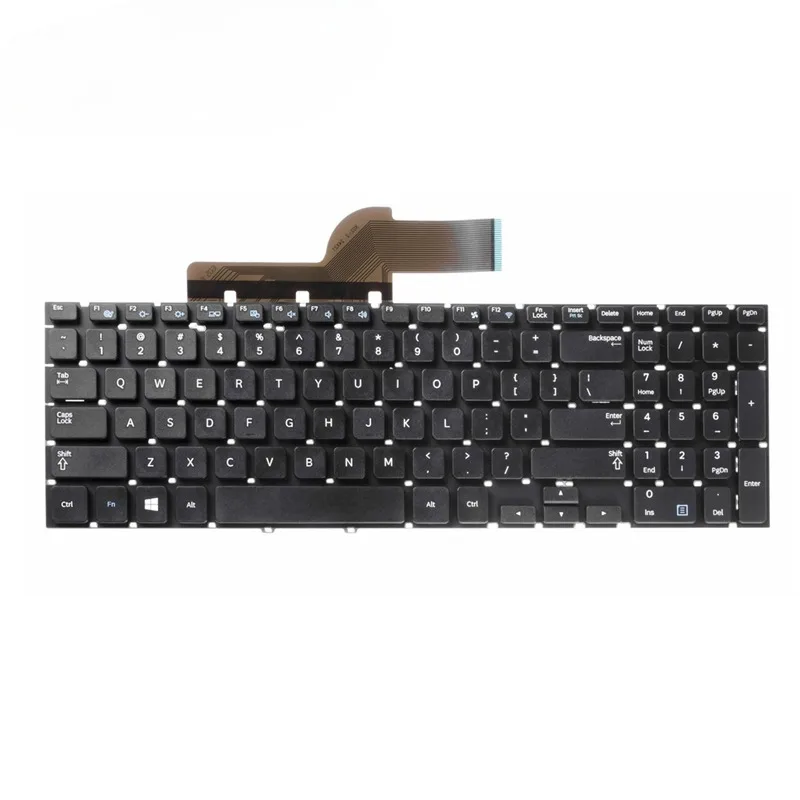 Клавиатура US для ноутбука Samsung NP300E5V-A03 355V5C 350V5C 550P5C 270E5V 275E5V 270E5E 270E5U