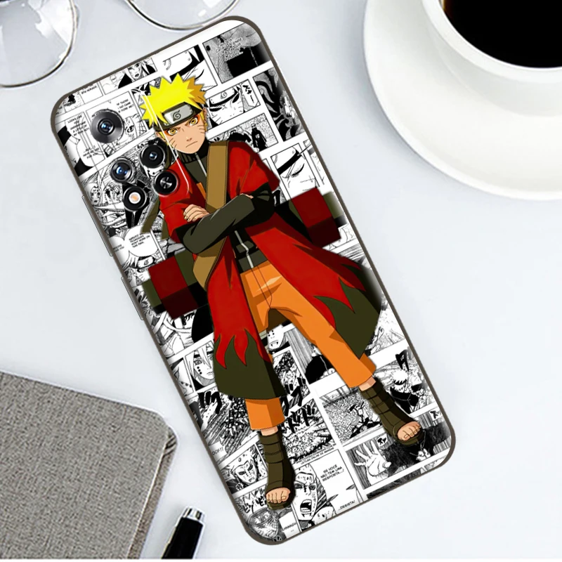 

Japan NARUTO Phone Case For Xiaomi Redmi Note 10 9 Pro 5G 9S 10S POCO F3 X3 M3 GT Pro X3 NFC Carcasa Back Funda Black Soft