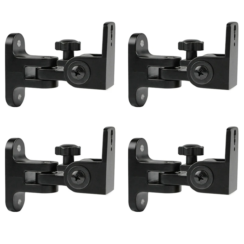 

Speaker Wall Mount Bracket, Zinc Alloy Universal Surround Sound Wall Holder Stand(4 PCS)