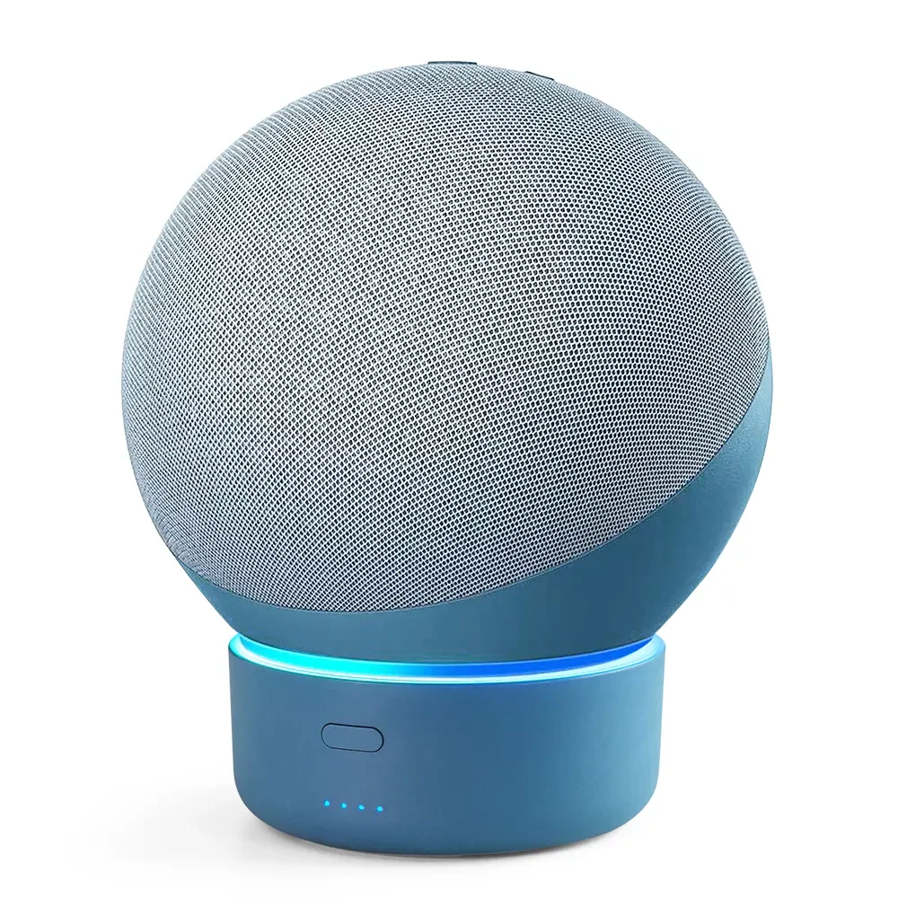

E4 10000mAh Battery Base for All-new Echo (4th Gen) Amazon Alexa Speaker Portable Power Bank for Echo4 Ec.h0 4 Holder Stand