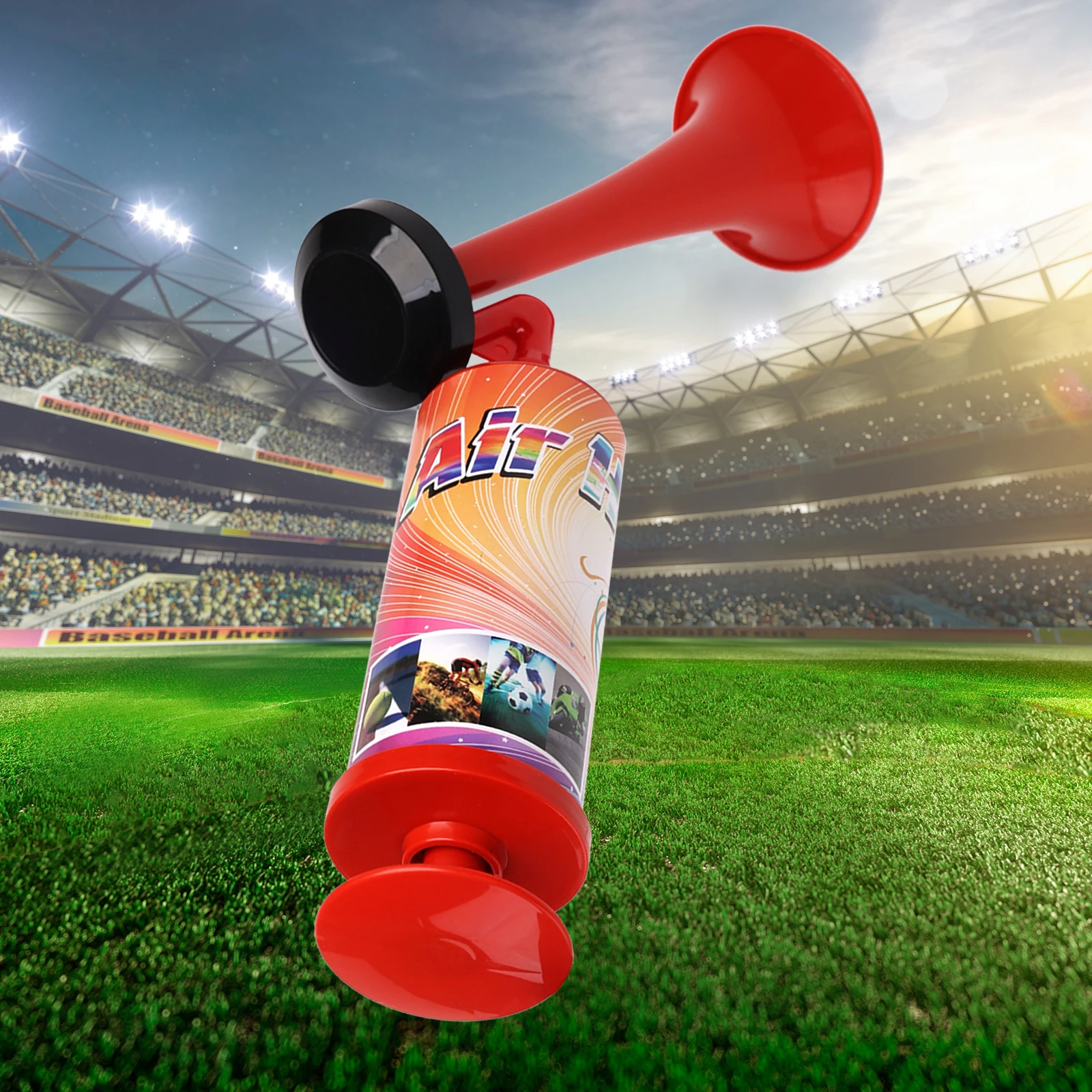 łębinę pneumatyczne FARBIN Klakson powietrzny do pomp morskich i sportowych ręczny klakson łodzi z głośnym dźwiękiem osobisty