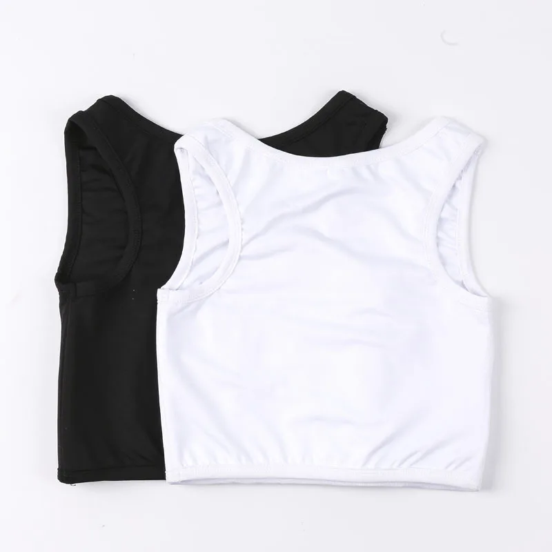 Women Chest Breast Binder Trans Les Lesbian Short Shaper Corset Tomboy Elastic Band Strap Pullover Undershirt Vest Tank Tops