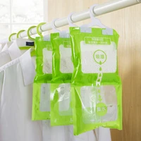 3pcs household dehumidifier bags moisture absorber home hanging wardrobe drying agent
