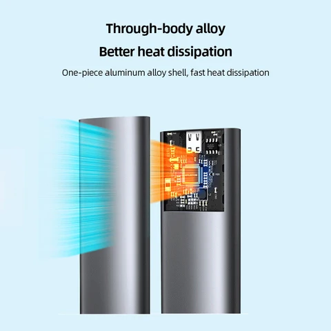 Корпус для внешнего SSD M2 NVMe, 10 Гбит/с, M.2 NVME NGFF на USB 3,1