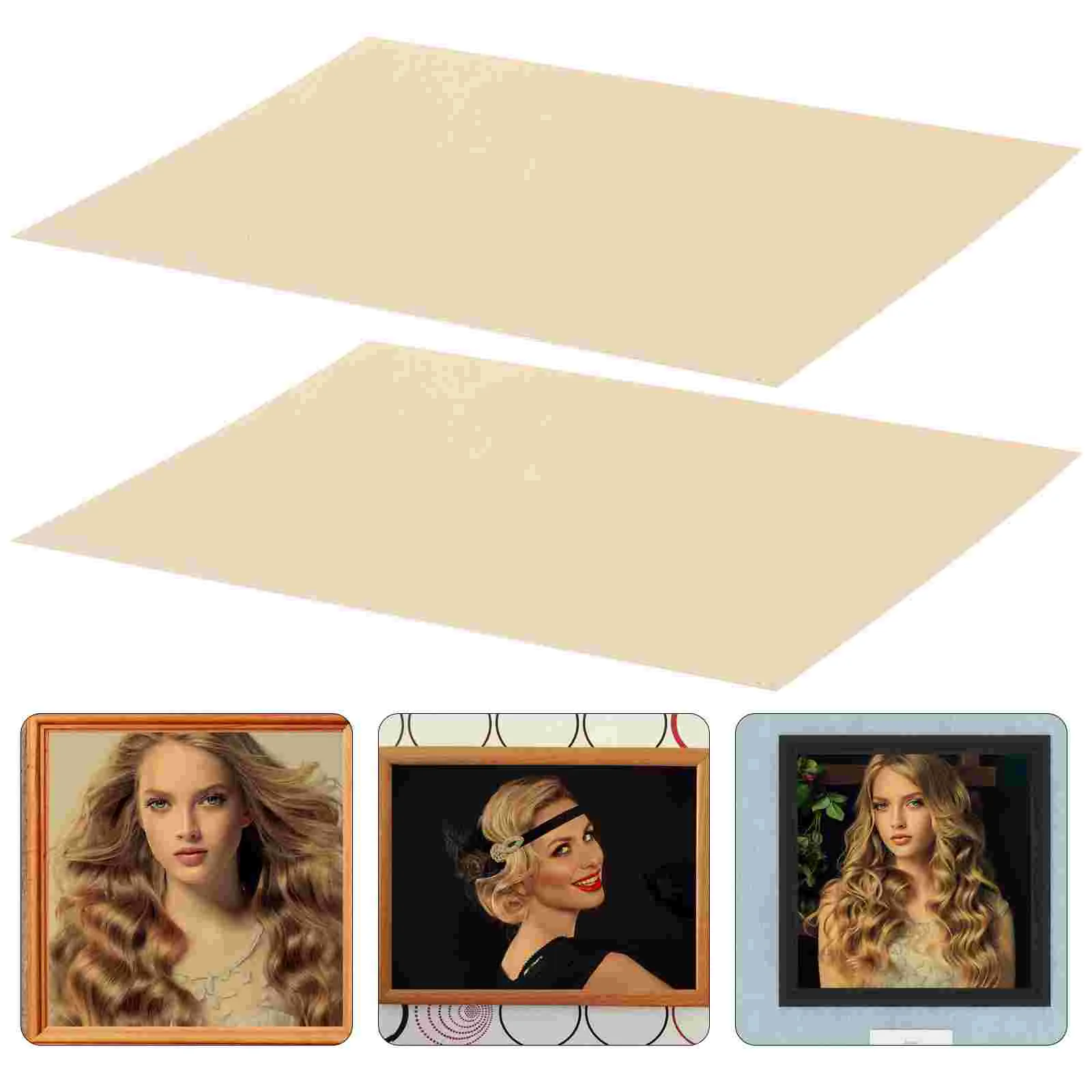 

6 Pcs Sublimation Yard Sign Blanks Plaque Flags Simulation Metal Board Photo The