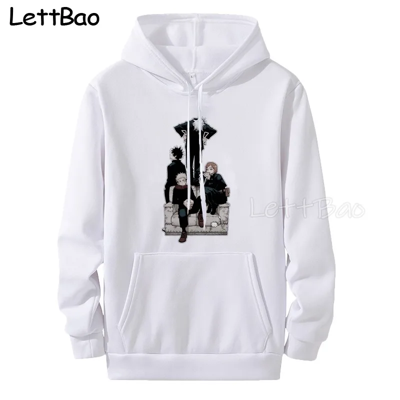 

Jujutsu Kaisen Team Gojo Men Hoodies Pullovers Men Women Hooded Anime Hoodie Fashion Cotton Sweatshirt Top Hooded Sweatshirts