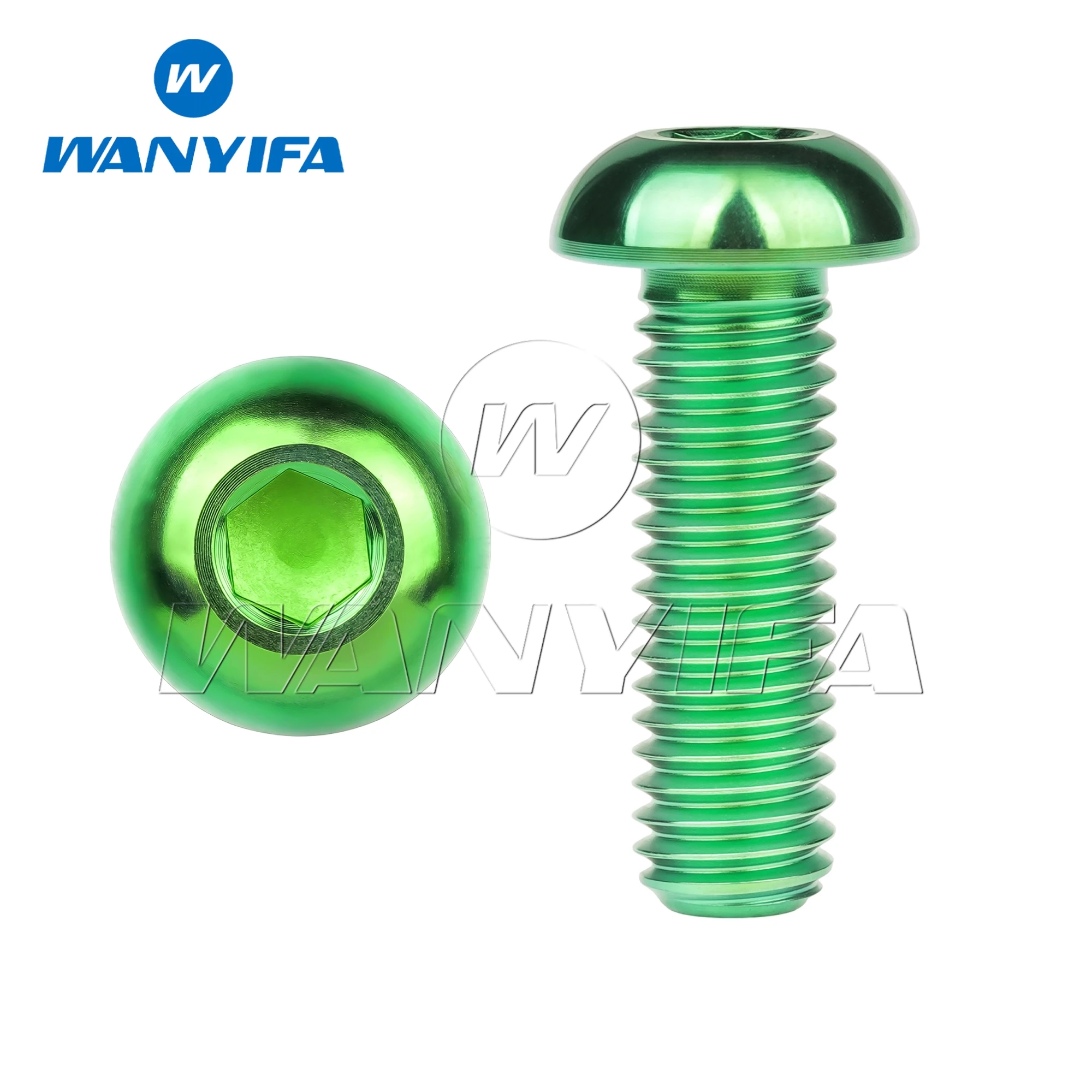 Титановый болт Wanyifa M6x12/16/20/25/30 мм, винты с шестигранной головкой для велосипеда, мотоцикла, автомобиля, 4/10 шт.
