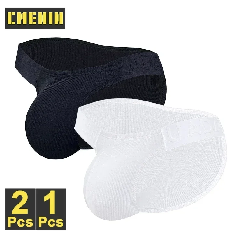 CMENIN 1/2 шт. сексуальные мужские трусы хлопковое дышащее мужское нижнее белье