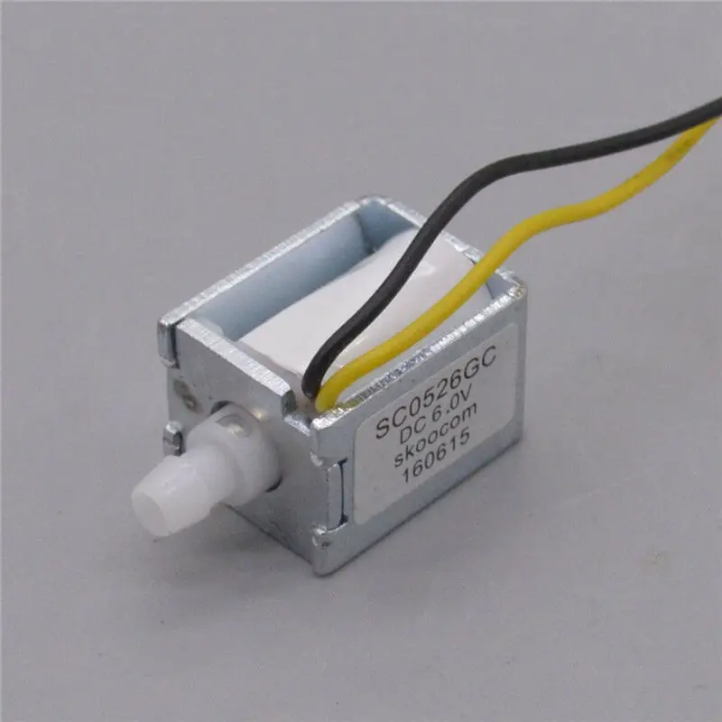 SC0526GC SKOOCOM DC 6V Миниатюрный электрический соленоидный воздушный клапан N/C Normally Close для массажера Beauty Instrument valve on.