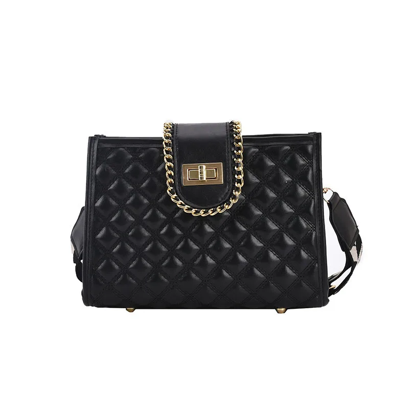 

2022 spring new small bag women's fashion rhombus small square bag simple and versatile ins messenger bag