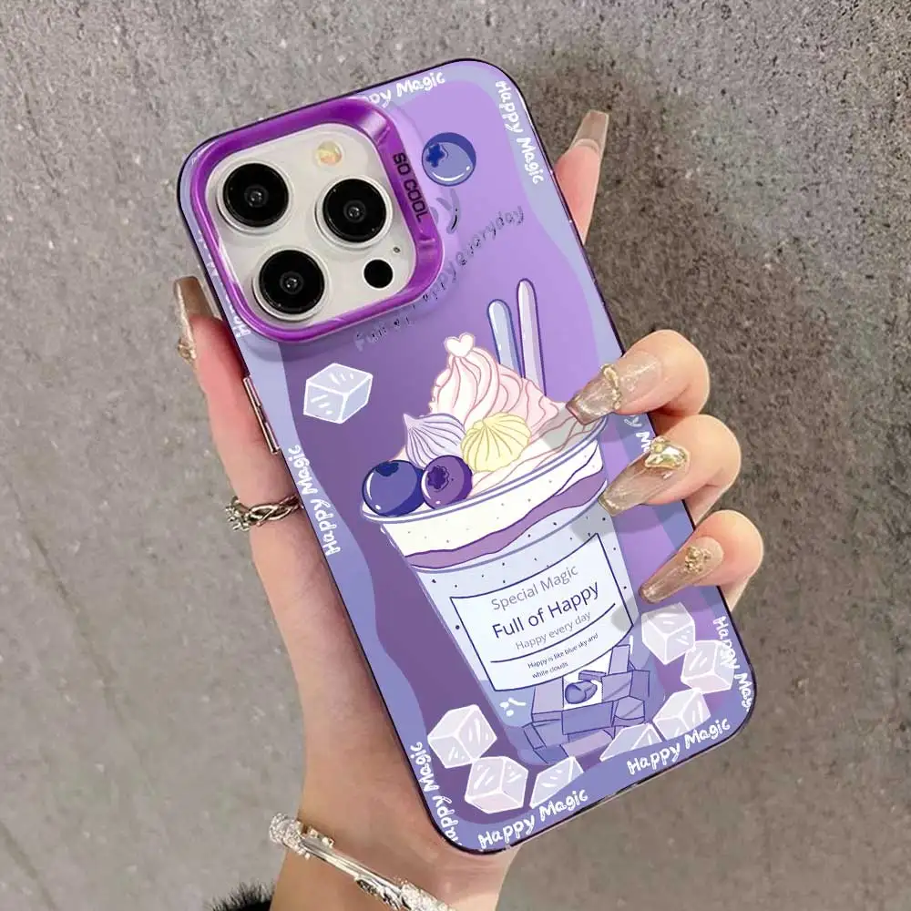 Чехол для Motorola Moto G14 G84 5G G04 G20 G10 G30 G04S G24 G34 G13 G23 G53 G22 E32S E22i Ice Cream Silver IMD телефона Marble