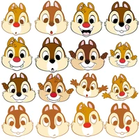 child cute animal squirrel chip n dale heat transfers for clothes appliques diy iron on transfer patches cute t shirt sticker